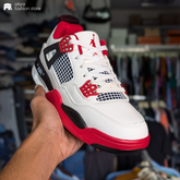 Air Jordan 4 Men's Sneaker Shoe Red Sole - 2326R