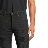 Aeropostale Black Ripped Jean