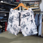 Aliya Printed Corduroy Code Short JCS501