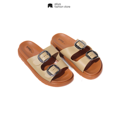 Ladies Casual 2 Strap Slipper 12682