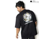 Limarak Oversized Graphic Tee - Blossom in Darkness