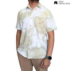 Popcorn Tie Dye Short Sleeve Shirt
