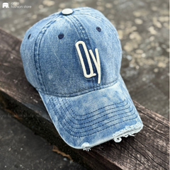 QY Washed Denim Cap