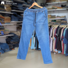 Unisex Regular Fit Denim Jogger Pant