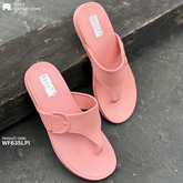 SHUTA Women’s Rubber Buckle Flip Flops