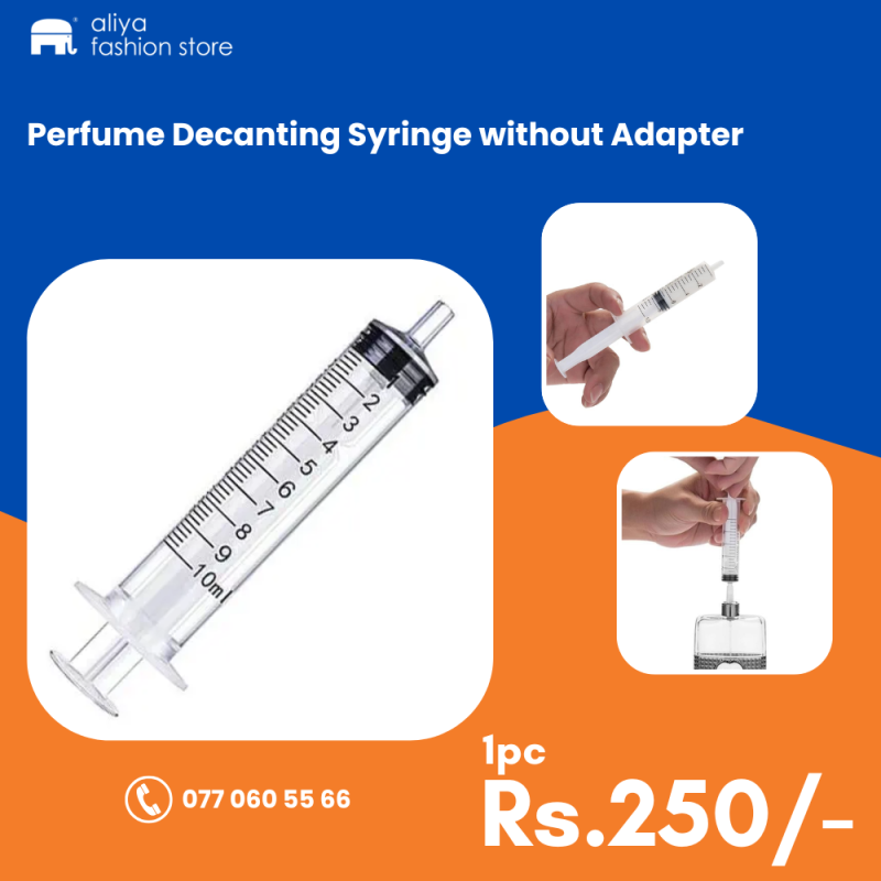 Perfume Decanting Syringe without Adapter