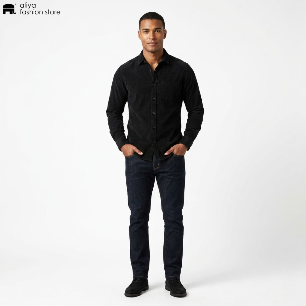 Shelly Dior Corduroy Long Sleeve Shirt