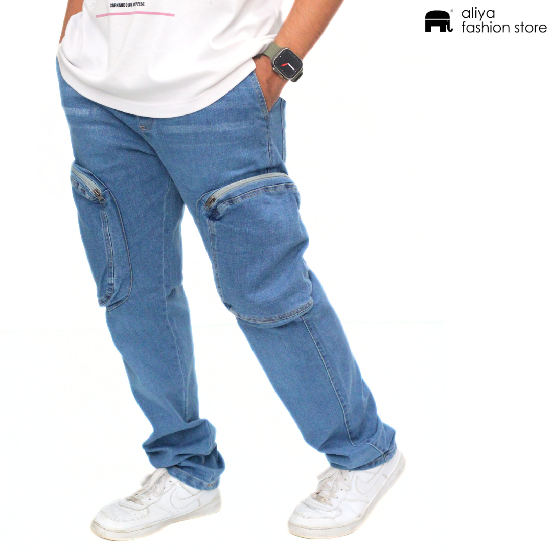 Jupiter Denim Cargo Jogger DJ4005