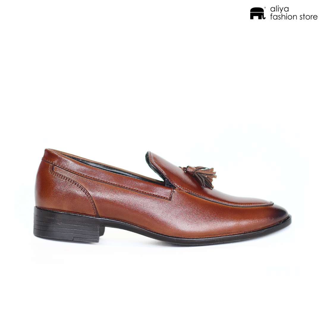 Carbon Premium Leather Loafer Shoe F23001