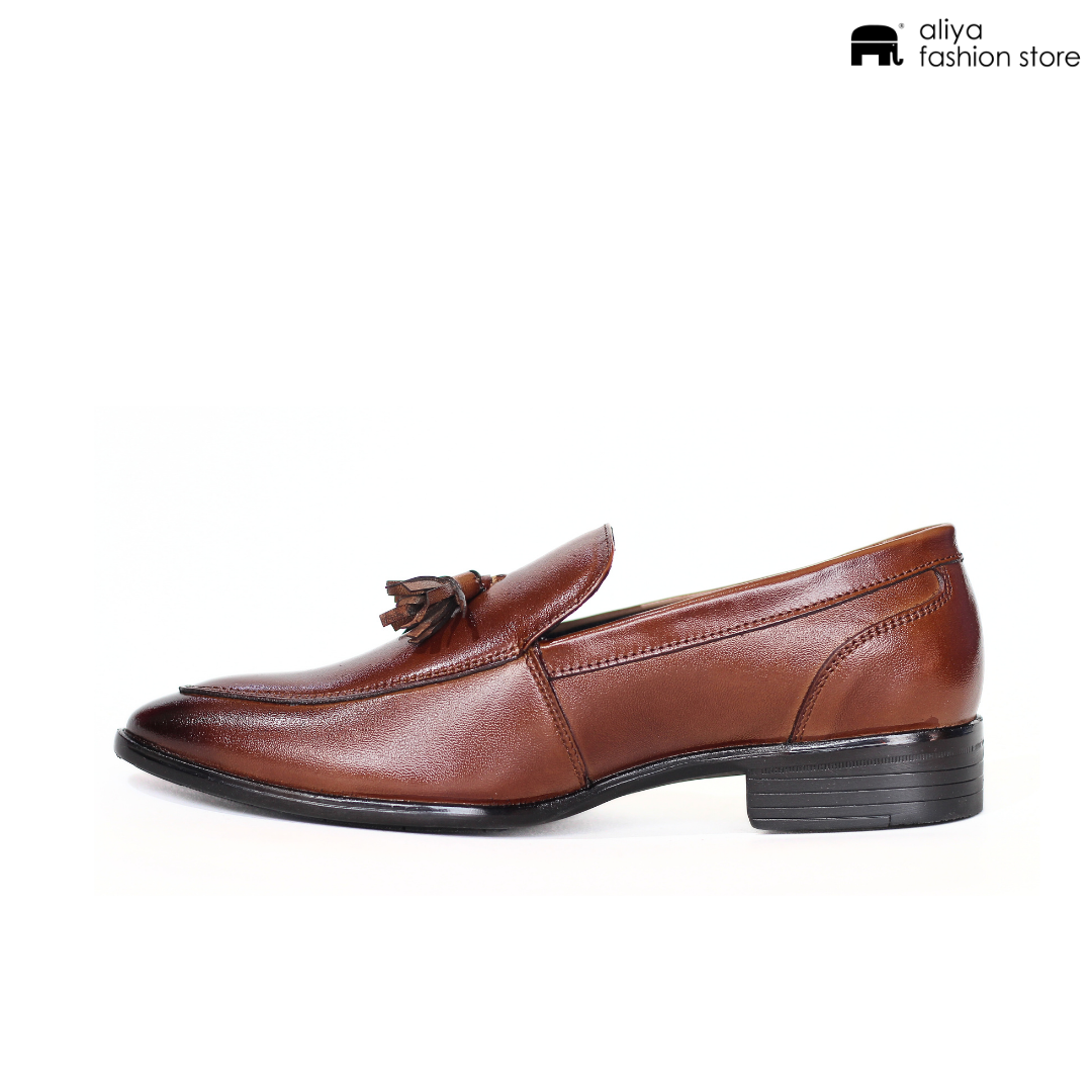 Carbon Premium Leather Loafer Shoe F23001