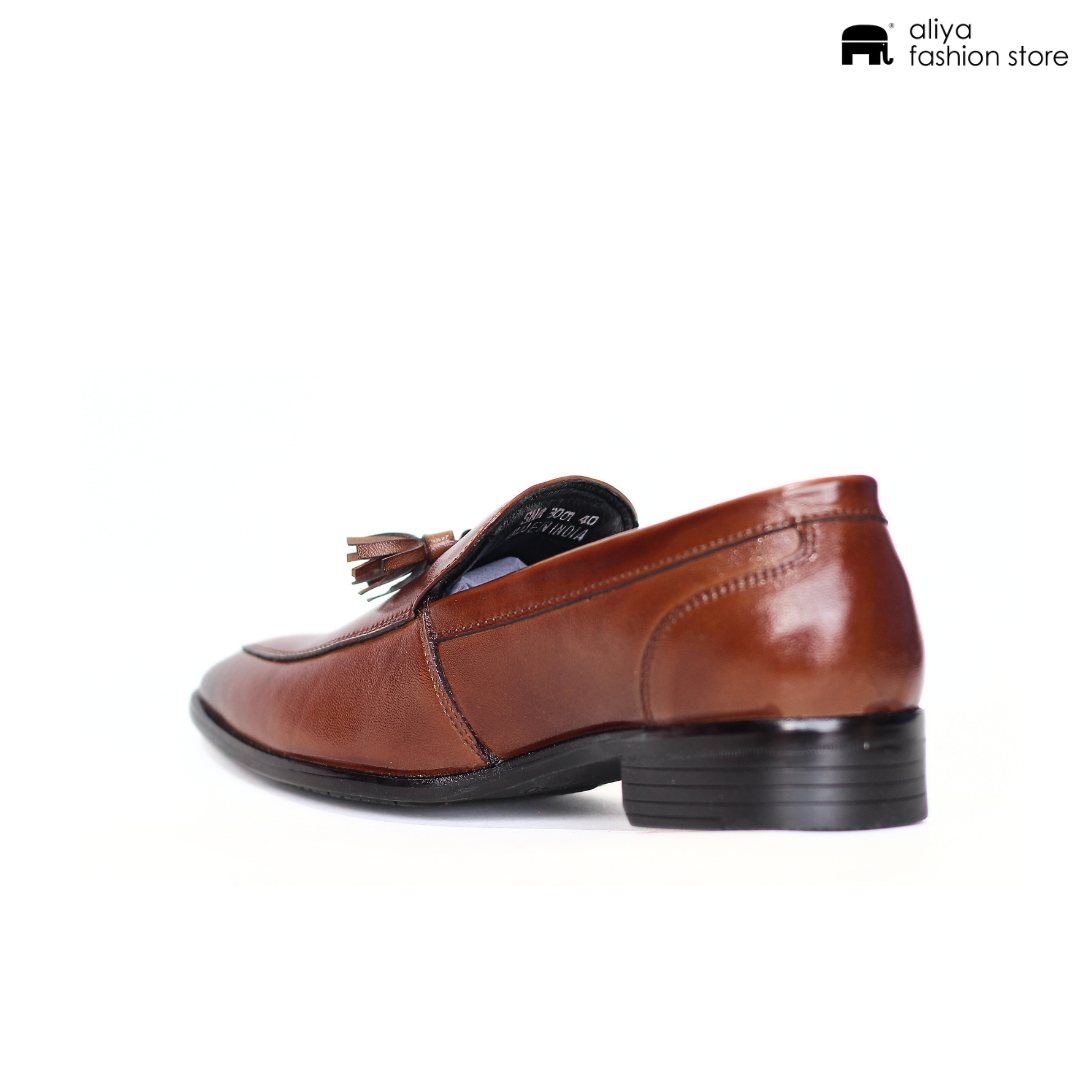 Carbon Premium Leather Loafer Shoe F23001