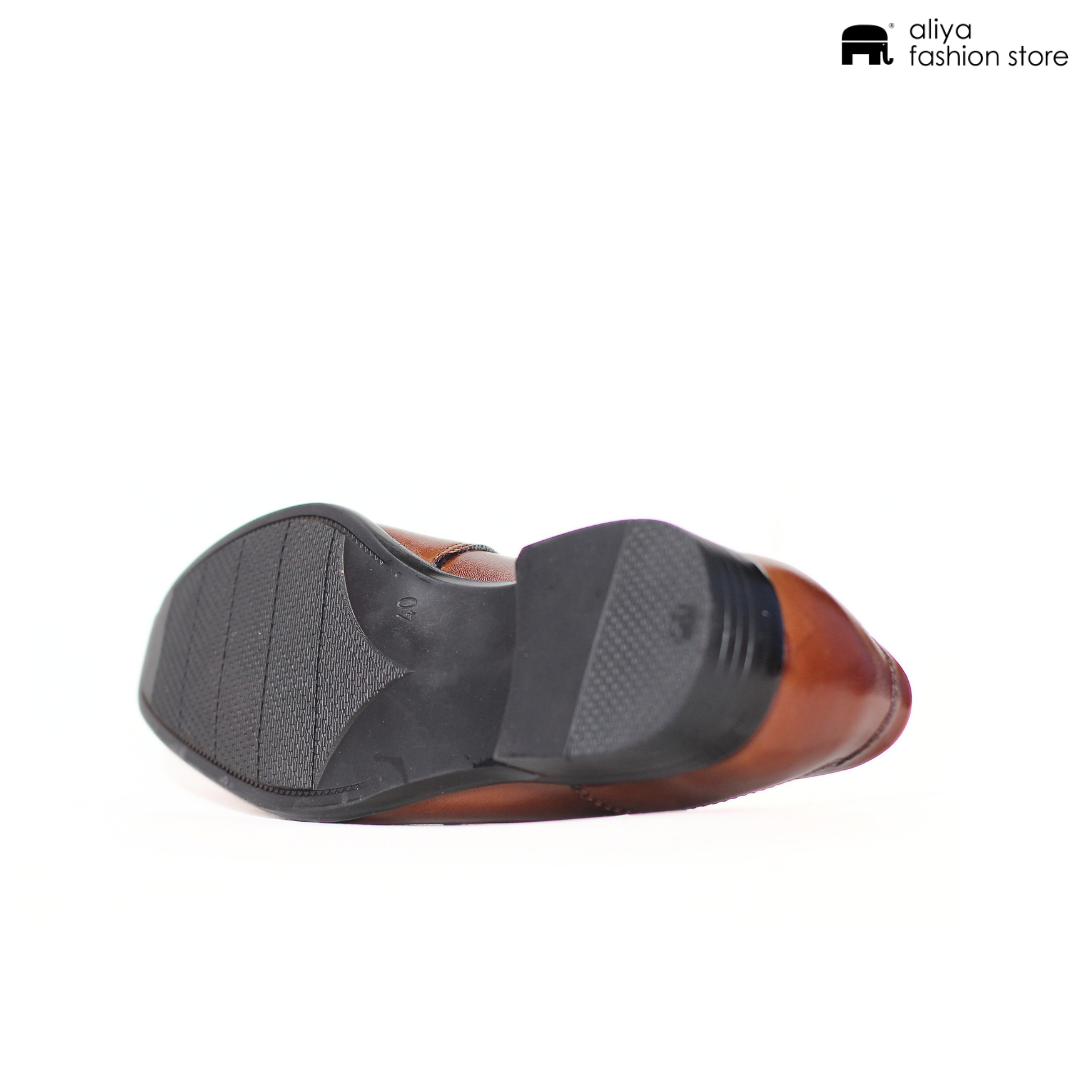 Carbon Premium Leather Loafer Shoe F23001