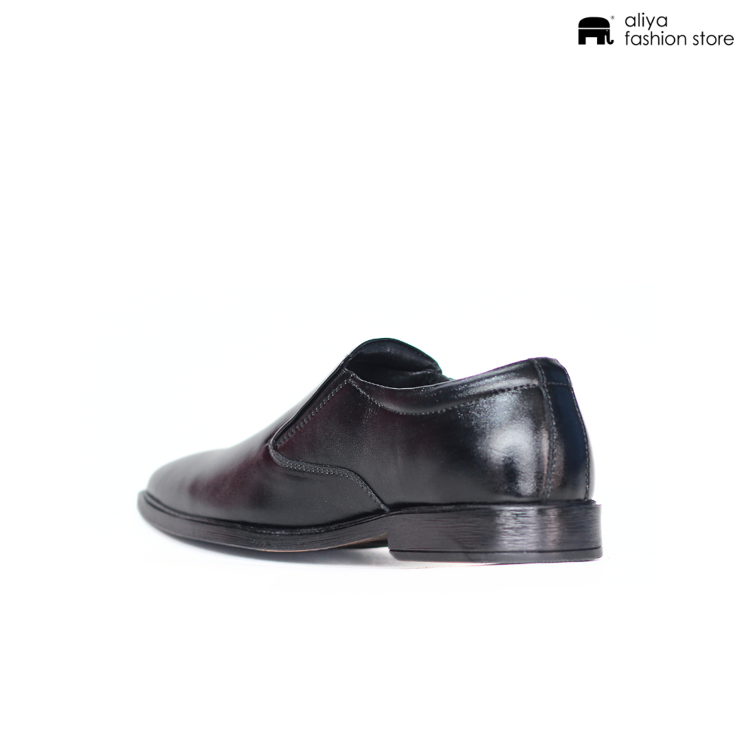 Carbon Premium Leather Loafer Shoe F2964