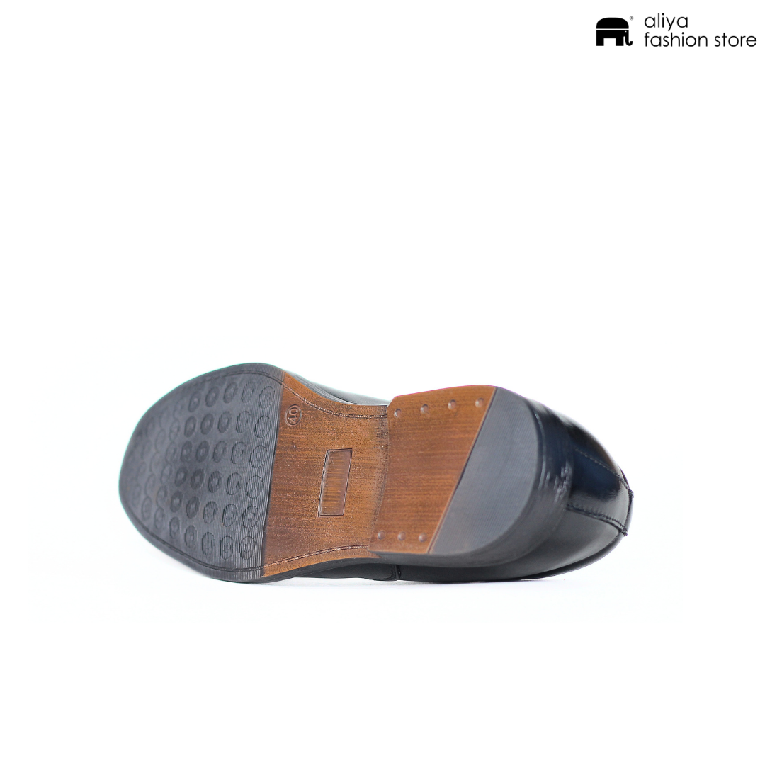 Carbon Premium Leather Loafer Shoe F2964