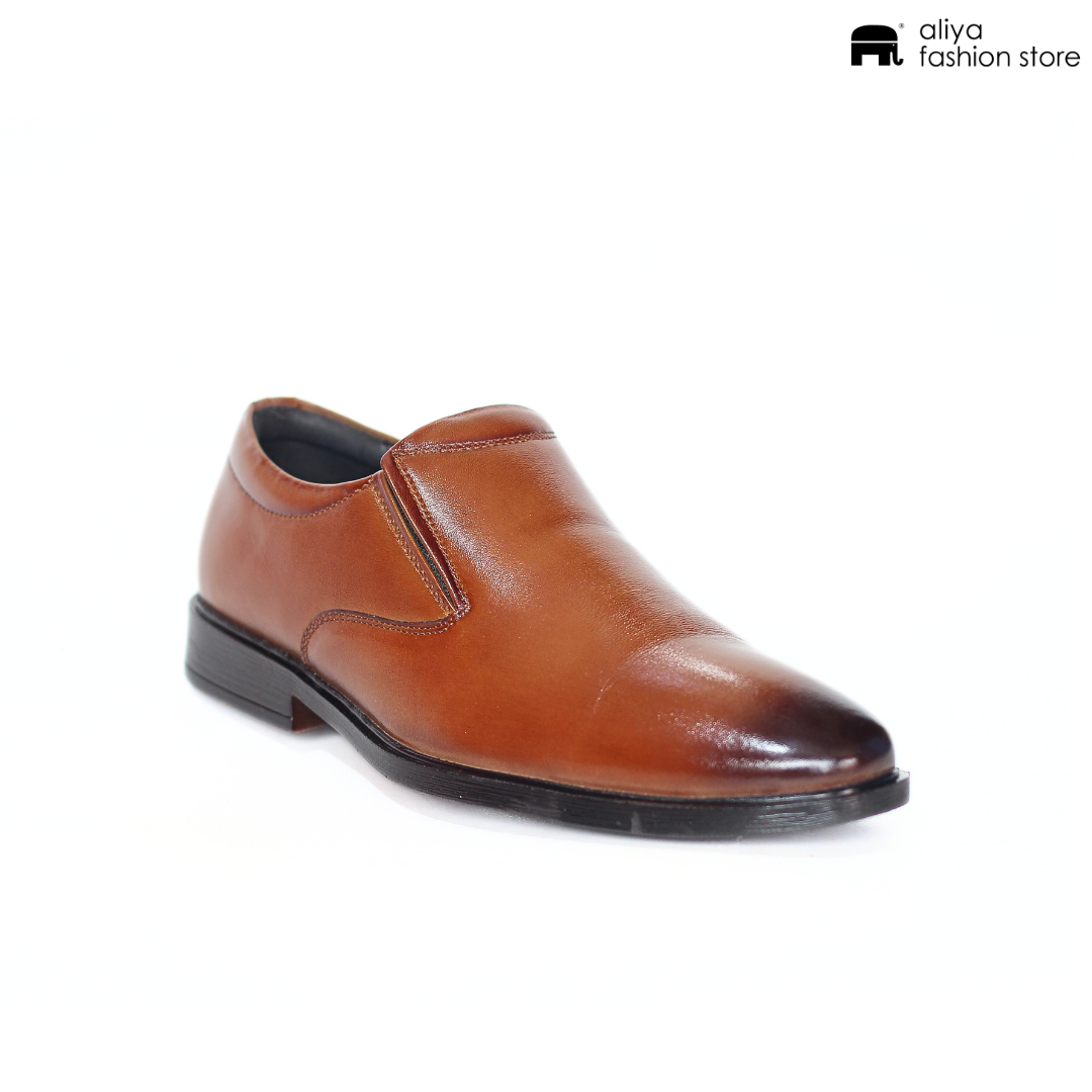Carbon Premium Leather Loafer Shoe F2964