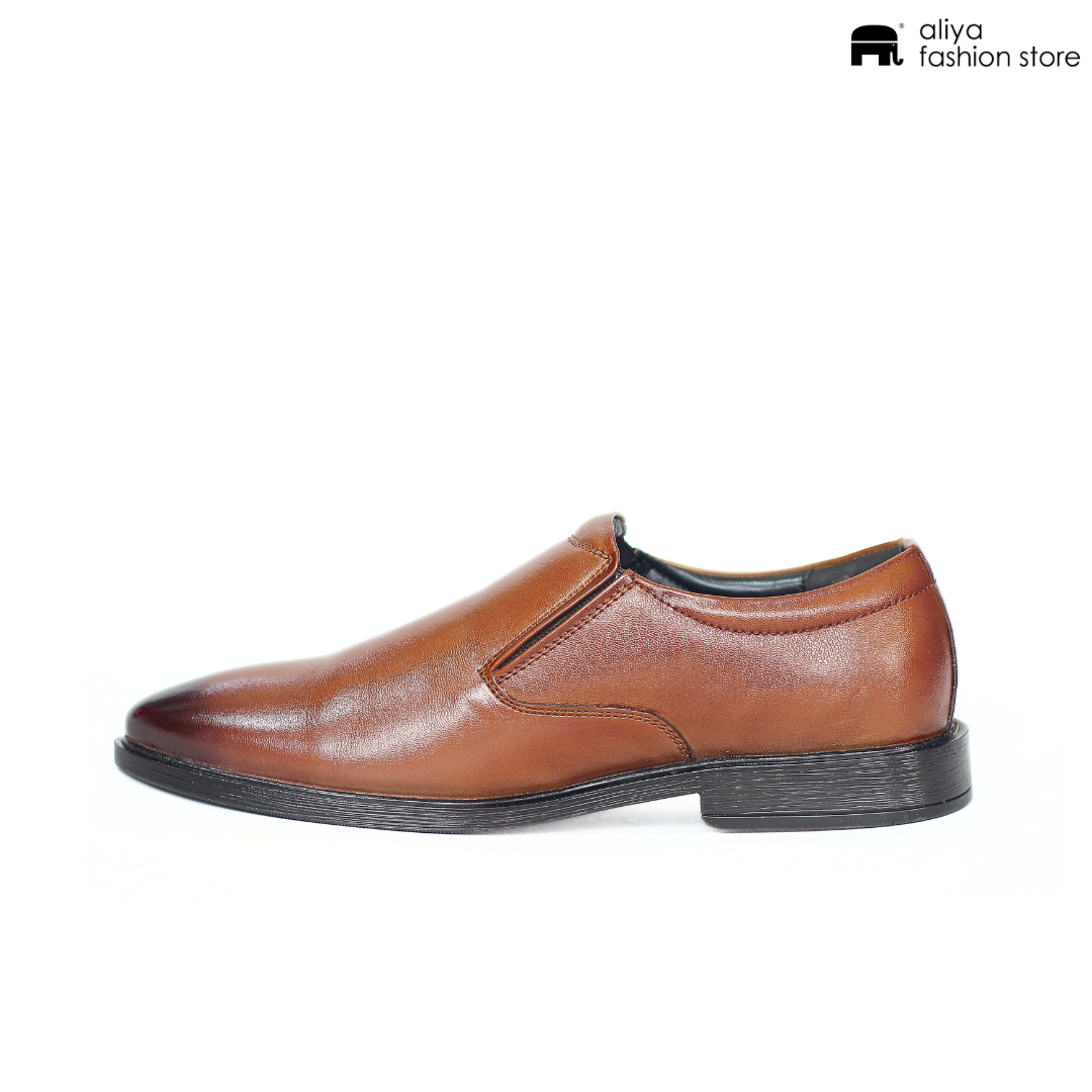 Carbon Premium Leather Loafer Shoe F2964