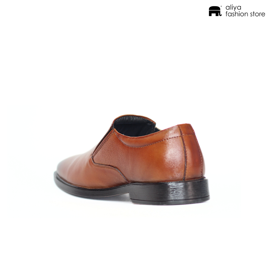 Carbon Premium Leather Loafer Shoe F2964