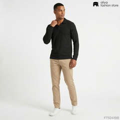 Future Long Sleeve Collar T-Shirt FT9241