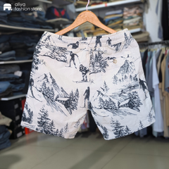 Aliya Printed Corduroy Code Short JCS501