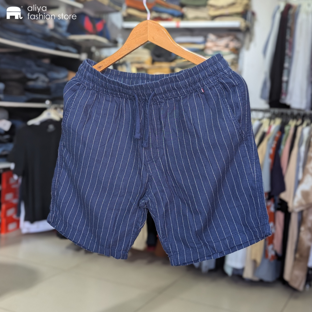 Aliya Striped Linen Short ALS001