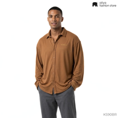 KUSH.CO Corduroy Long Sleeve Shirt KS90