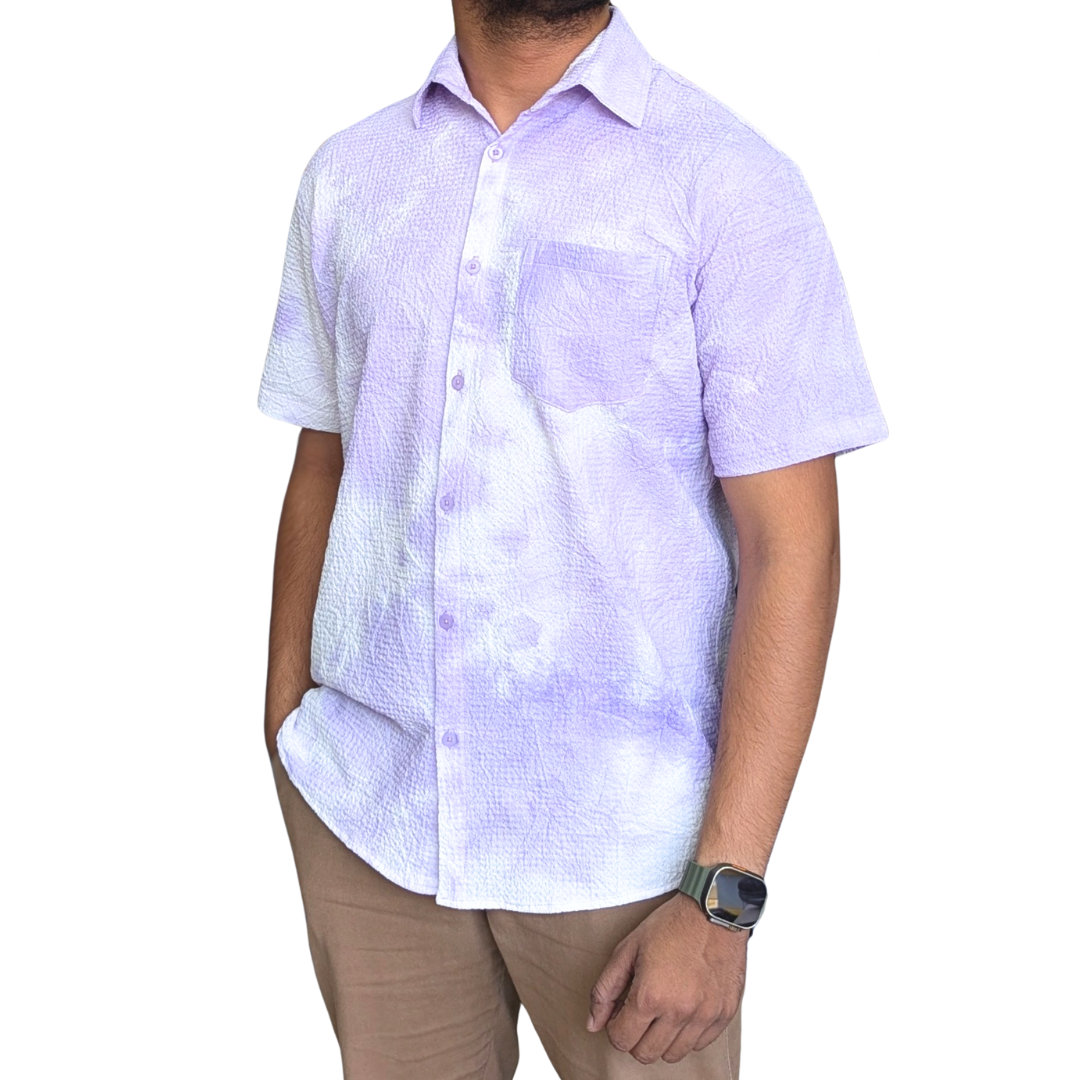 Popcorn Tie Dye Short Sleeve Shirt