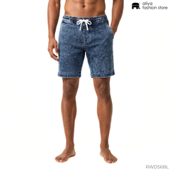 Run Way Acid Washed Denim Short RWDS6