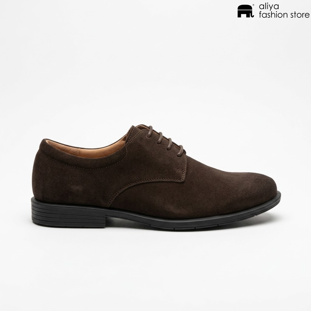 Basic Nature Leather lace up suede shoes